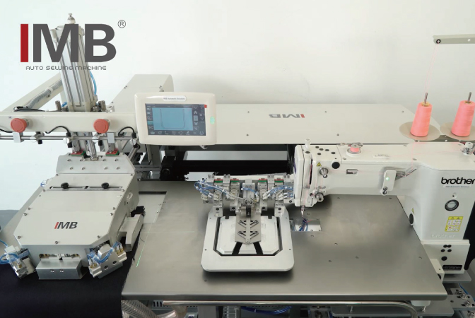  Fully automatic back pocket attaching system: MB1002F-BR-1-BAS311HN-05XT