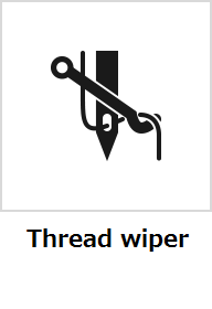 Thread wiper