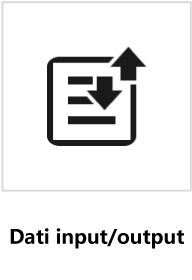 Dati input/output