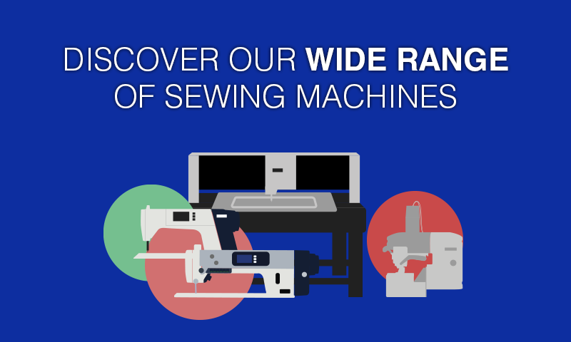 Take your buisness to the next level with Brother sewing machines.