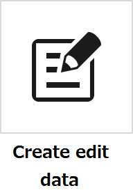 Create edit data
