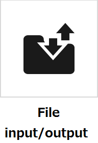 File input/output