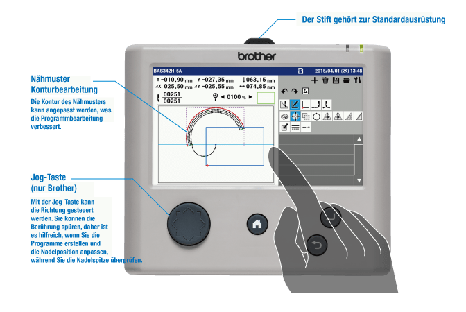 Optimales Benutererlebnis mit LCD-Touchpanel