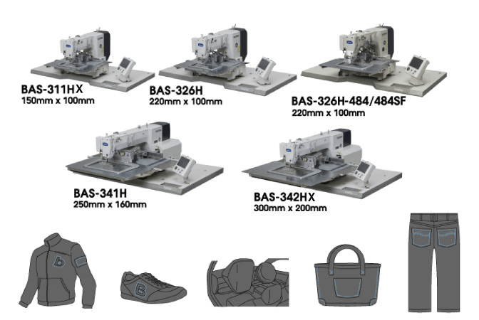 lineups for your various types of sewing applications