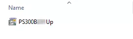 double-click the downloaded PS300B230Up.EXE